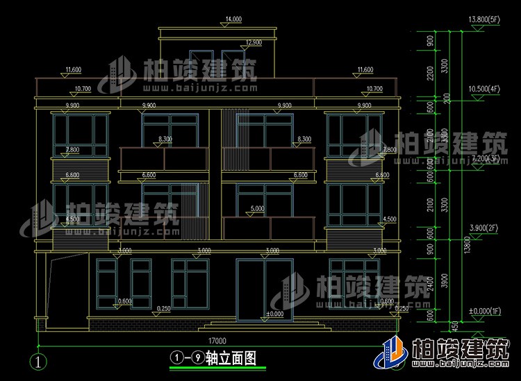 正立面图